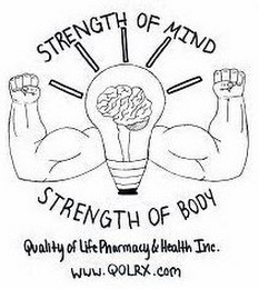 STRENGTH OF MIND STRENGTH OF BODY QUALITY OF LIFE PHARMACY & HEALTH INC. WWW.QOLRX.COM