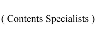 ( CONTENTS SPECIALISTS )