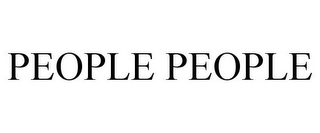 PEOPLE PEOPLE