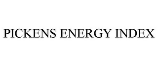 PICKENS ENERGY INDEX