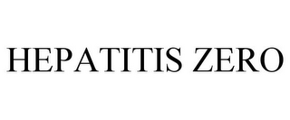 HEPATITIS ZERO