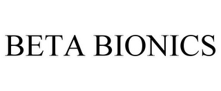 BETA BIONICS