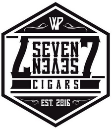 WP 7 SEVEN SEVEN 7 CIGARS EST. 2016