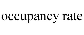 OCCUPANCY RATE