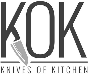 KOK KNIVES OF KITCHEN