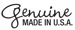 GENUINE MADE IN U.S.A.