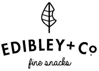 E EDIBLEY + CO. FINE SNACKS