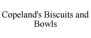 COPELAND'S BISCUITS AND BOWLS