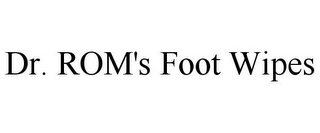 DR. ROM'S FOOT WIPES