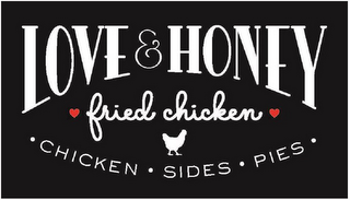 LOVE & HONEY FRIED CHICKEN · CHICKEN · SIDES · PIES ·