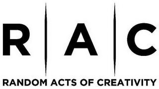 R A C RANDOM ACTS OF CREATIVITY