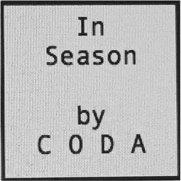 IN SEASON BY CODA