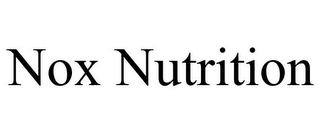 NOX NUTRITION