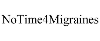 NOTIME4MIGRAINES