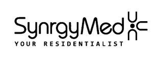 SYNRGYMED YOUR RESIDENTIALIST · U U U