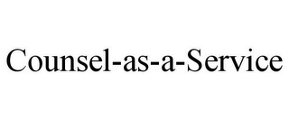 COUNSEL-AS-A-SERVICE