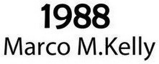 1988 MARCO M. KELLY