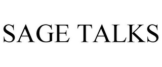 SAGE TALKS