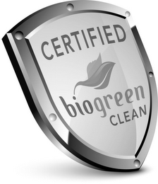 CERTIFIED BIOGREEN CLEAN