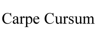 CARPE CURSUM