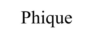 PHIQUE