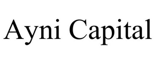 AYNI CAPITAL
