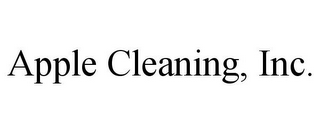 APPLE CLEANING, INC.