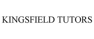 KINGSFIELD TUTORS