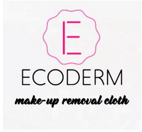 E ECODERM MAKE-UP REMOVAL CLOTH