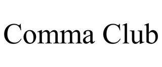 COMMA CLUB