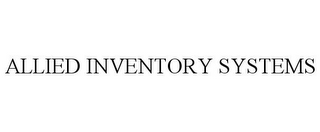 ALLIED INVENTORY SYSTEMS