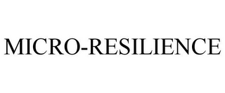 MICRO-RESILIENCE