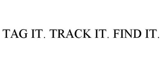 TAG IT. TRACK IT. FIND IT.