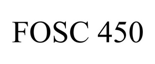 FOSC 450