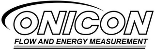 ONICON FLOW AND ENERGY MEASUREMENT