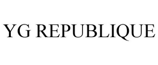 YG REPUBLIQUE