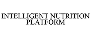 INTELLIGENT NUTRITION PLATFORM