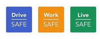 DRIVE SAFE WORK SAFE LIVE SAFE