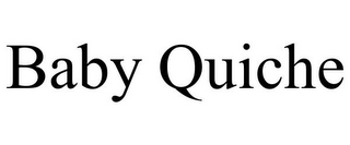 BABY QUICHE