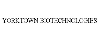 YORKTOWN BIOTECHNOLOGIES