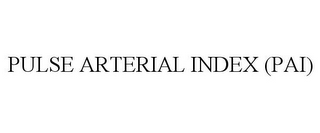 PULSE ARTERIAL INDEX (PAI)