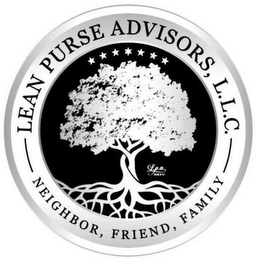 LEAN PURSE ADVISORS, L.L.C. L.P.A. MMXVI NEIGHBOR, FRIEND, FAMILY