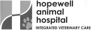 H HOPEWELL ANIMAL HOSPITAL INTEGRATED VETERINARY CARE