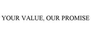 YOUR VALUE, OUR PROMISE