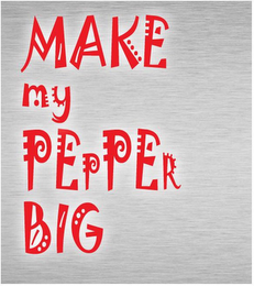 MAKE MY PEPPER BIG