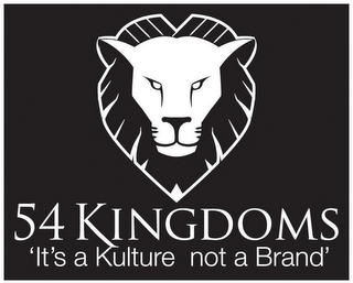 54 KINGDOMS 'IT'S A KULTURE, NOT A BRAND'