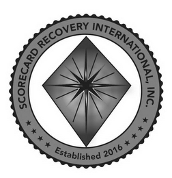 SCORECARD RECOVERY INTERNATIONAL, INC. ESTABLISHED 2016