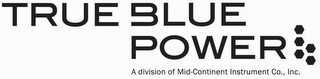 TRUE BLUE POWER A DIVISION OF MID-CONTINENT INSTRUMENT CO., INC.