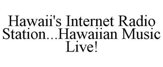 HAWAII'S INTERNET RADIO STATION...HAWAIIAN MUSIC LIVE!