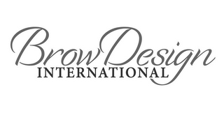 BROW DESIGN INTERNATIONAL